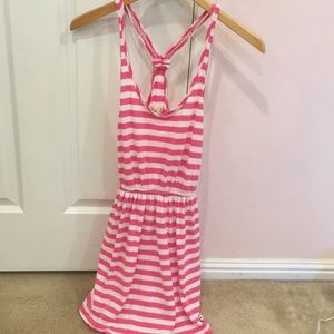 Hollister Pink Striped Dress
